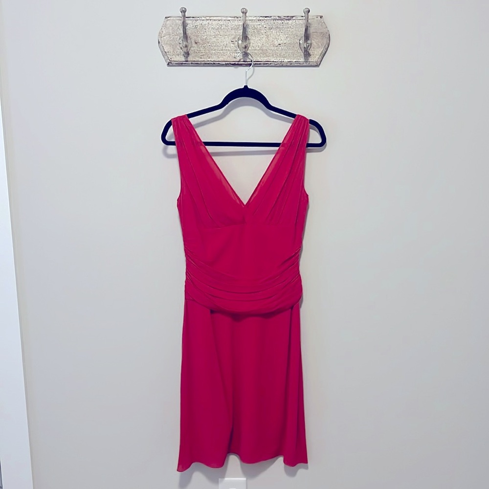 Elie Tahari Red Silk Dress, size 8
